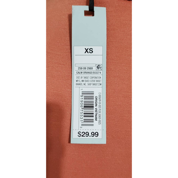 Prologue Turtle Neck Sleeveless Dress-Calm Orange XS - Picture 7 of 8